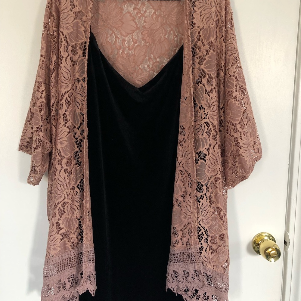 Pink Lace Shawl